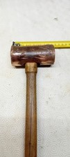 outils anciens marteau de ferblantier carrossier mécaniciens MAILLET  EN CUIVRE