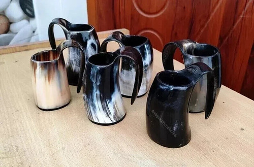 Lot tasses corne à - 6,