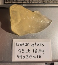 Libyan Glass outils néolithique grattoir