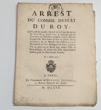 Arrêt du conseil d'état