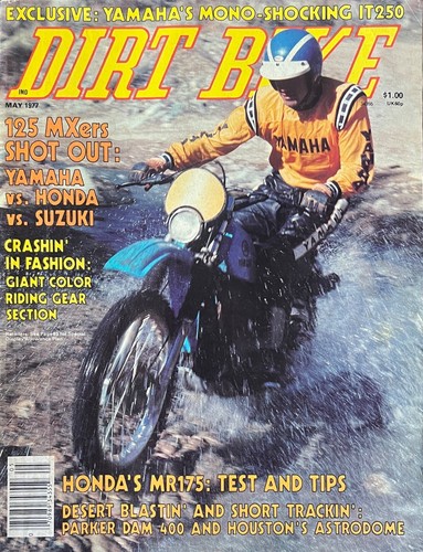 Dirt bike may 1977 - dirt, cr125