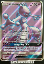Carte Pokemon MEWTWO 72/73 GX Full Art FA Soleil et Lune 3.5 SL3,5 FR NEUF