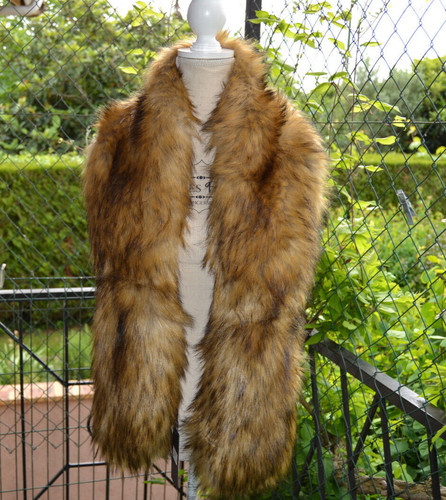 Chic étole foulard col - , fausse