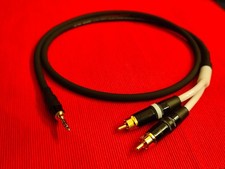 Cable audio modulation Jack 3,5 vers RCA stéréo male