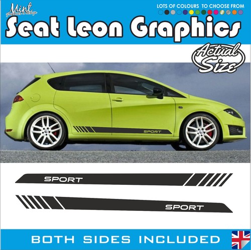 Seat leon side - leon, stripes