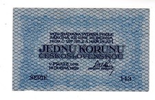 CZECHOSLOVAKIA Billet 1 JEDNU