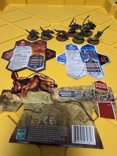 Heroscape wolves bardu and - of,