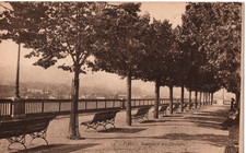 Carte postale PAU. - Boulevard