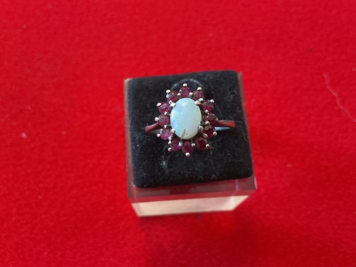 Bague argent opale - bague, de