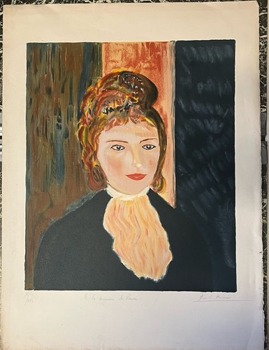 Lithographie faussaire david - lithographie,