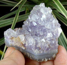 Druse Amethyste sur Agate