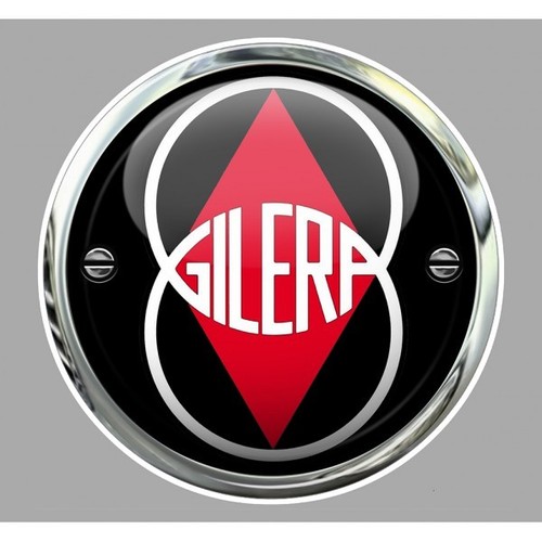 Gilera sticker trompe oeil - sticker, trompe-l'oeil