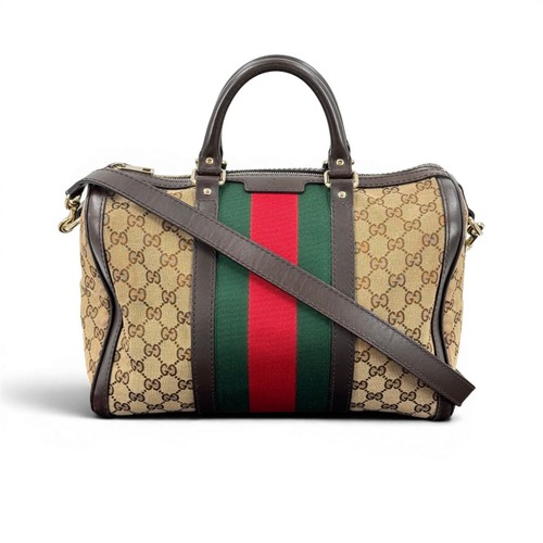 Sac boston gucci toile - sac,