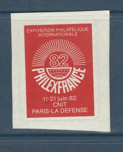 Vignette autocollante rouge - vignette,
