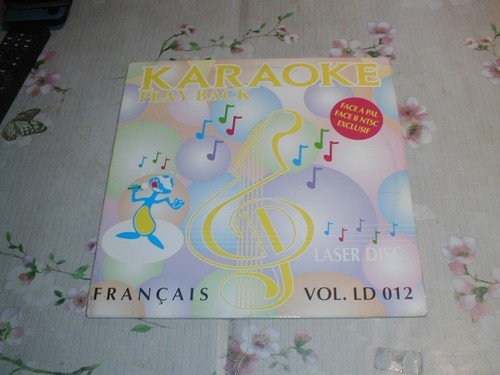 Laserdisc karaoke play back