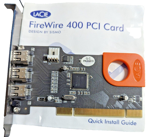 Lacie firewire 400 pci card - firewire,