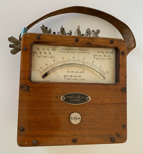 Ancien ampèremètre - , de