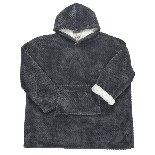 Plaid sweat capuche fausse - plaid,
