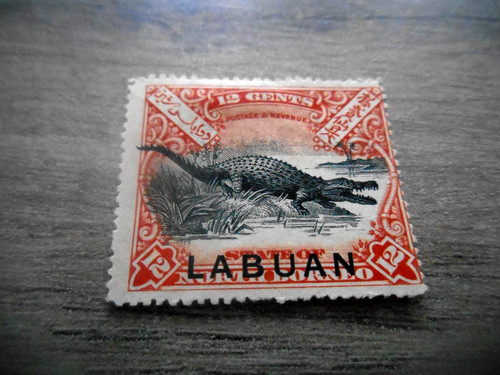 Timbre labuan malaisie - timbre, malaisie,