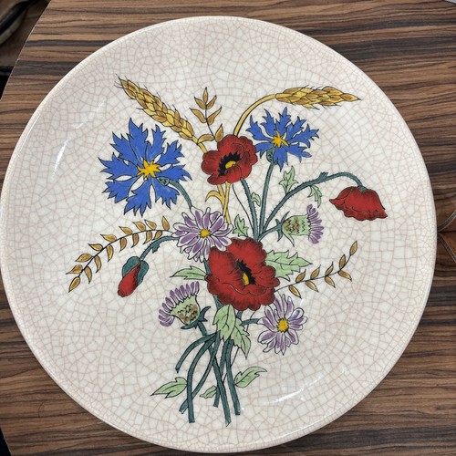 Assiette décorative faïence