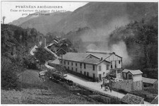 S641 - cpa 09 Usine de Carbure de Calcium du Castelet