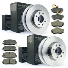 4x Disque de Frein + Plaquettes Avant + Arrière pour Renault Espace II J / S63