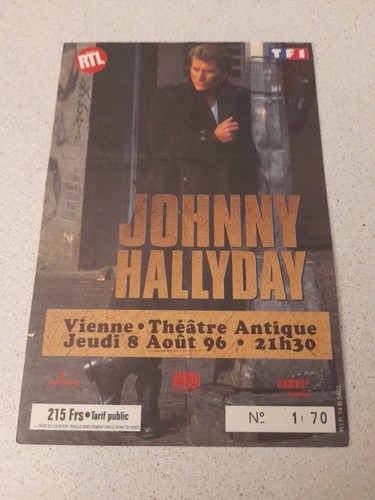 Ticket billet place concert - ticket,