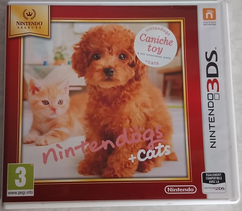 Jeu nintendo 3ds - nintendogs, +