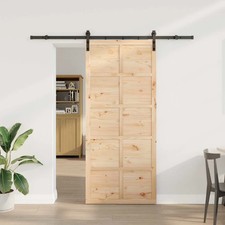 Porte coulissante Marron Bois