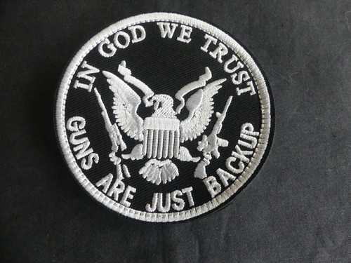 Ecusson god we trust - “in,