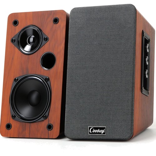 Enceinte bluetooth 50w bois - pc,