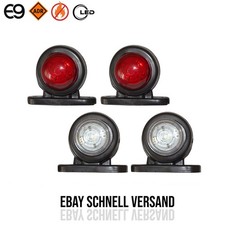4 x feux de position LED 12 V 24 V feux de position camion voiture remorque l...