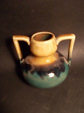 SAINT UZE ALPHO 165 superbe vase art déco 1920 flammé émail céramique émaillée !