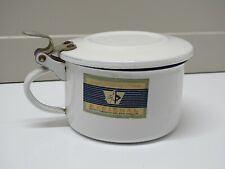 -ANCIEN CRACHOIR TOLE EMAILLEE marque HYGIENAL COLLECTION MEDECINE VITRINE déco