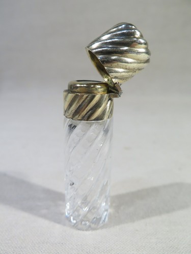 Ancien flacon sel cristal - ancien,