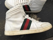 Très Belle Et Authentique Baskets Cuir Gucci 37 Tbe