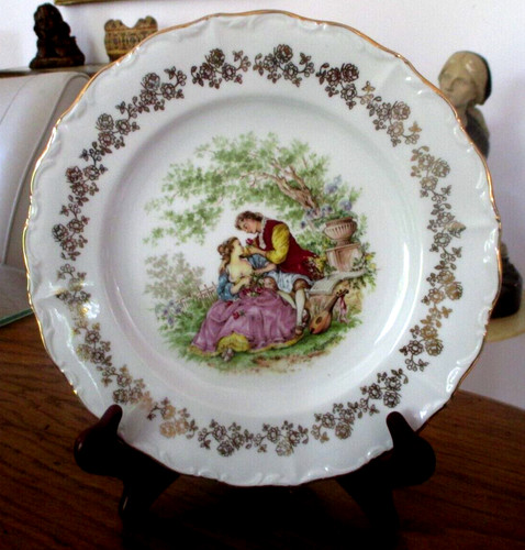 Ancienne assiette porcelaine - assiette,