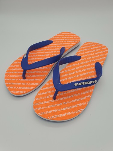 Tongs superdry orange bleu - tongs, et
