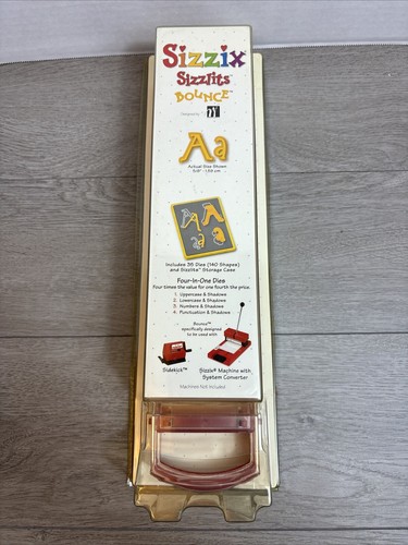Sizzix sizzlits alphabet dies - sizzlits,