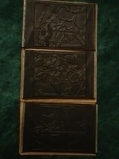 Boîte de 14 anciens tampons scolaires Multi -cartes Géographiques.