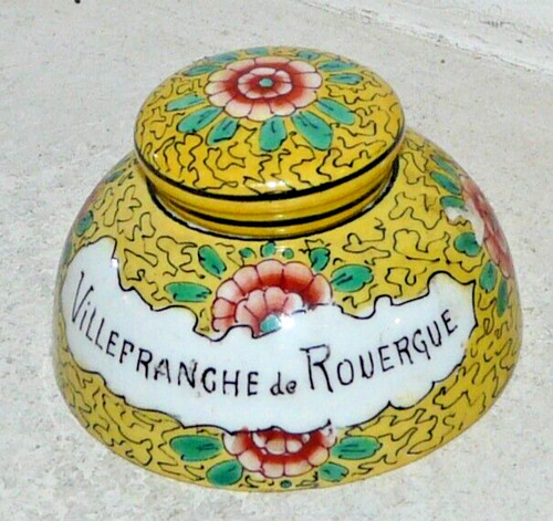 Limoges encrier porcelaine - limoges,