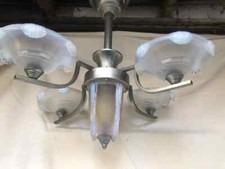 lustre art déco verre