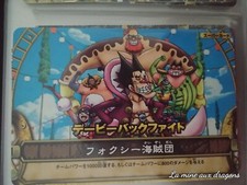 Carte One Piece Data Carddass OnePy β Match S030 card OP Foxy Davy Back Fight