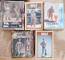Lot de 5  Boîtes Figurines Résine Allemandes 2nde Guerre Mondiale 1/35