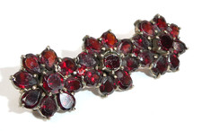 Broche En Grenat Environ 1900