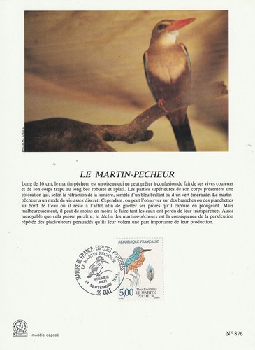 Encart philatélique 1991 - encart,