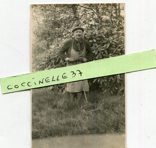 Photo jardinier et sa - d'un,