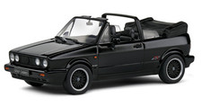 SOLIDO - Voiture cabriolet de 1992 couleur noir - VW Golf MKI Sportline - 1/4...