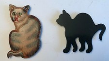 Lot de 2 aimants chats en