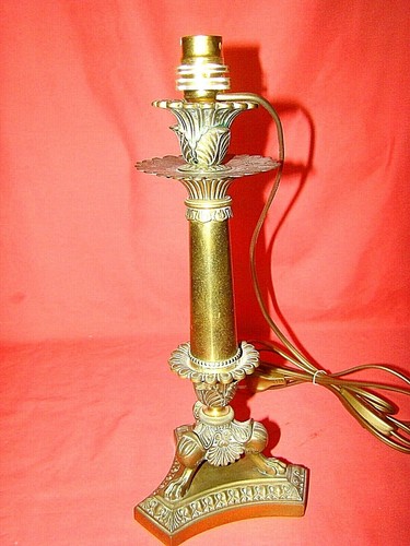 Bougeoir bronze laiton - bougeoir,